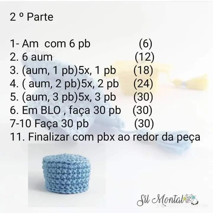 Receita Grátis: Chaveiro Capelo (Chapéu de Formatura) Móc Len Amigurumi