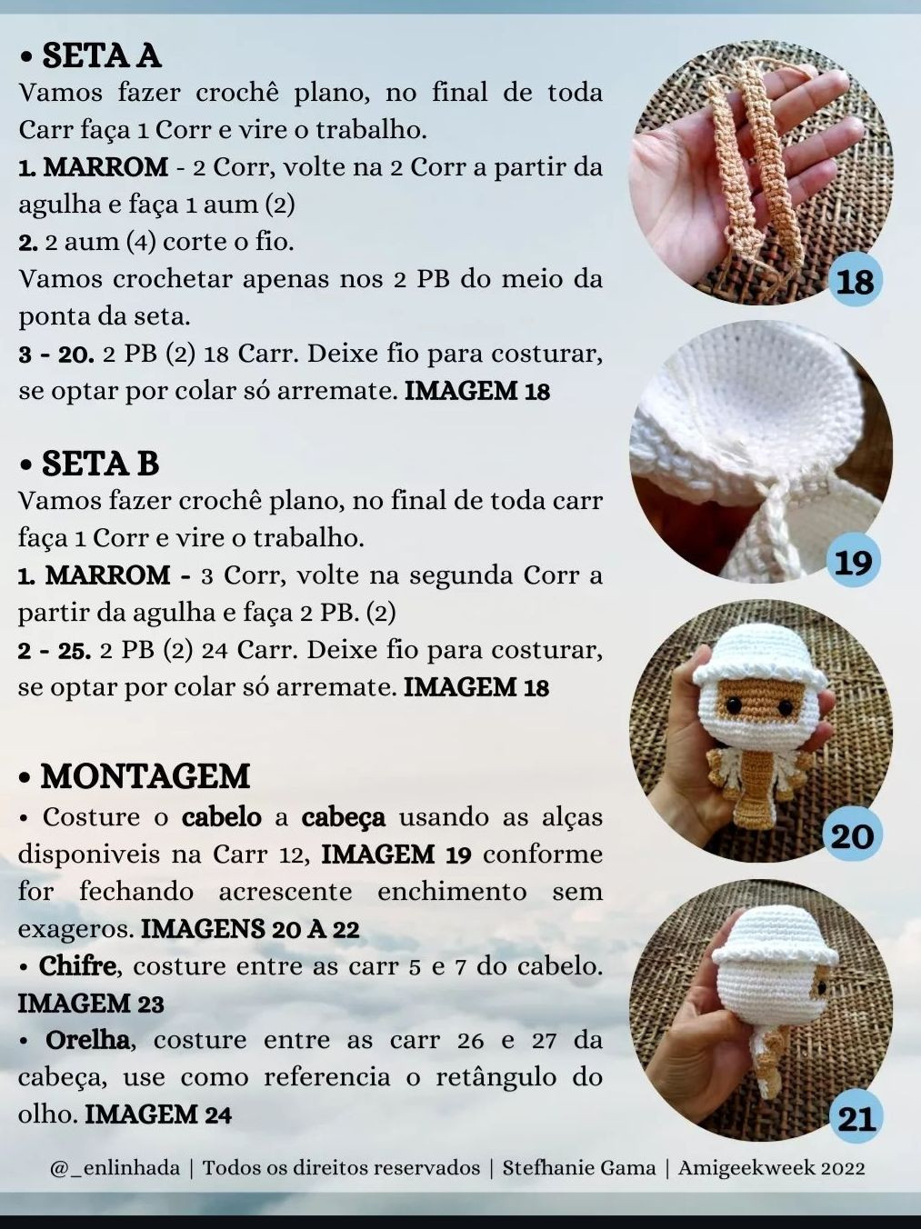 Receita grátis de amigurumi Appa e Sokka do Avatar