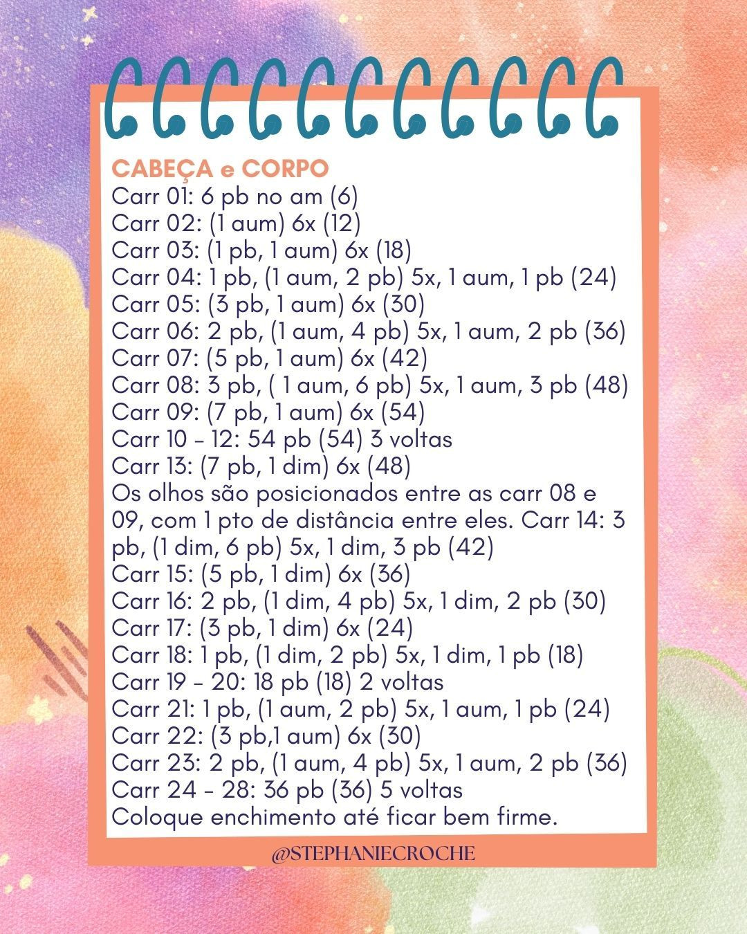 Receita grátis de coelhinho fofo em crochê