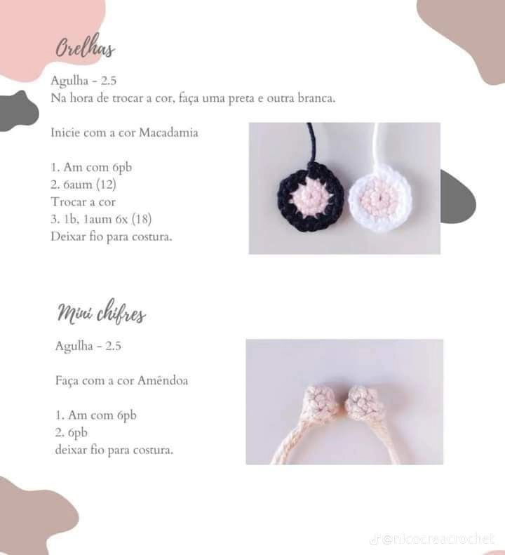 Receita Grátis: Mordedor Vaquinha Amigurumi