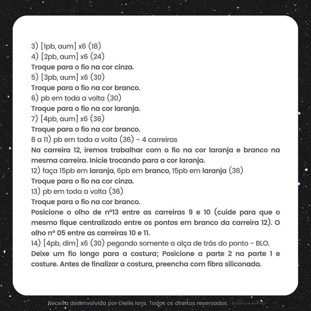 Receita Gratuita Amigurumi BB-8 Star Wars