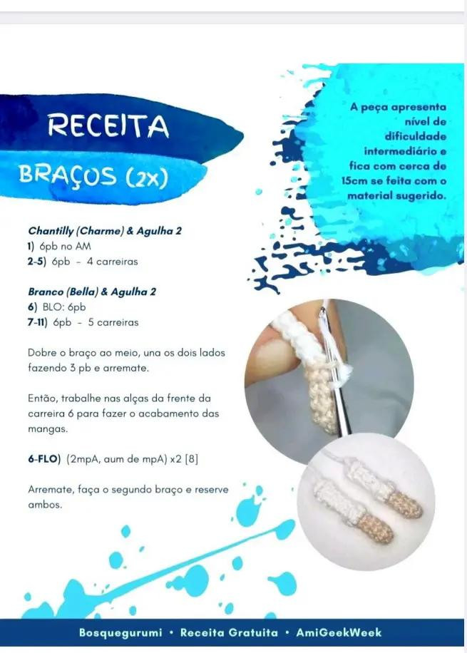 Receita Gratuita Amigurumi Yatora Yaguchi Blue Period