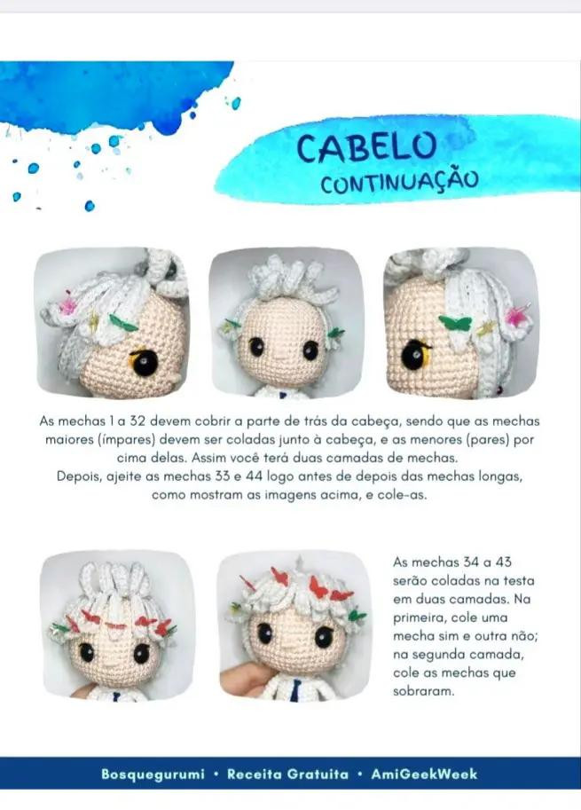 Receita Gratuita Amigurumi Yatora Yaguchi Blue Period