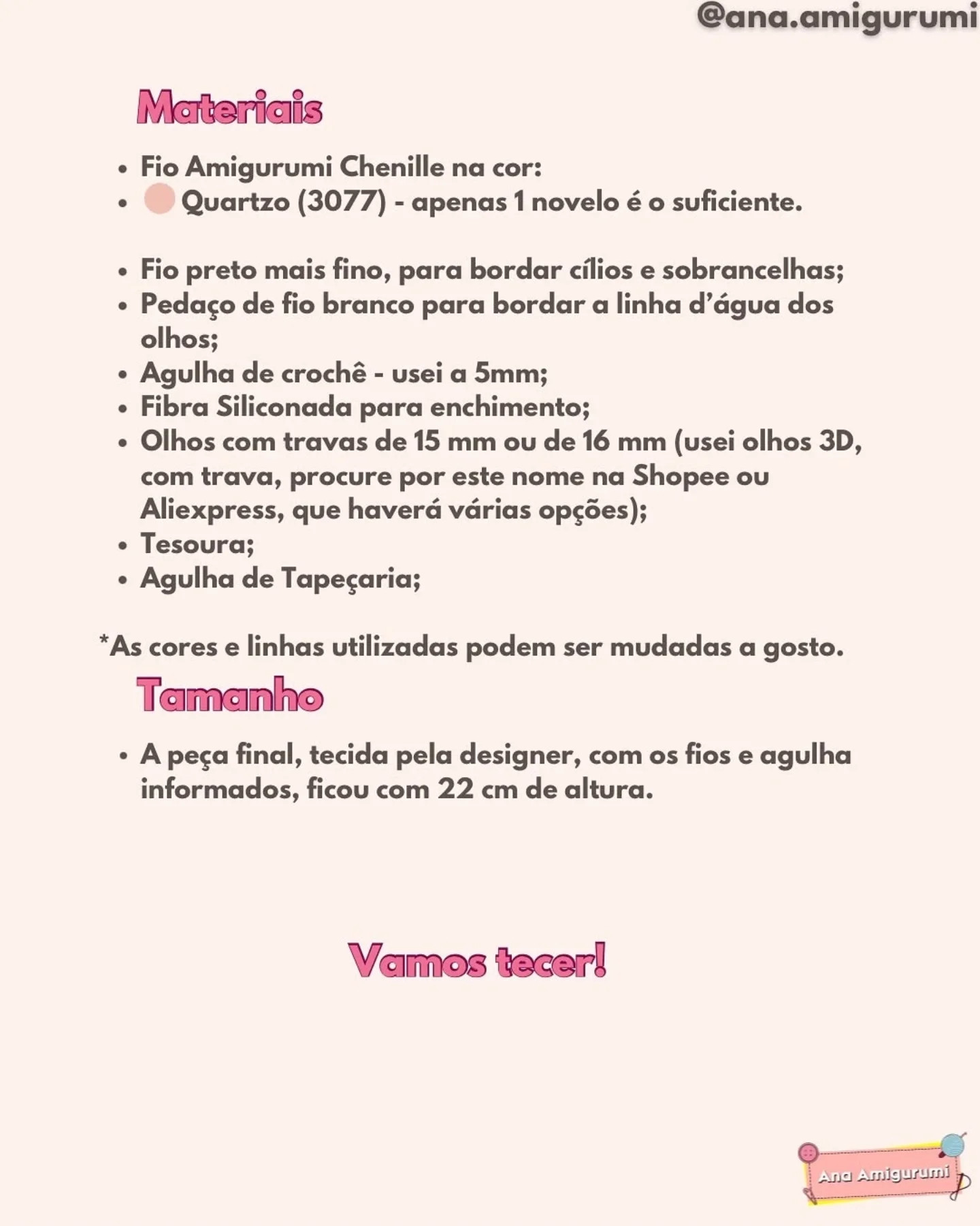 Receita Gratuita: Bobby, o Elefante Amigurumi Rosa