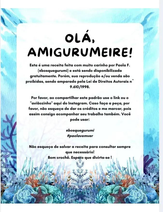 Receita Gratuita de Amigurumi Gata Sereia: Búp bê mèo tiên cá móc len màu trắng và xanh dương