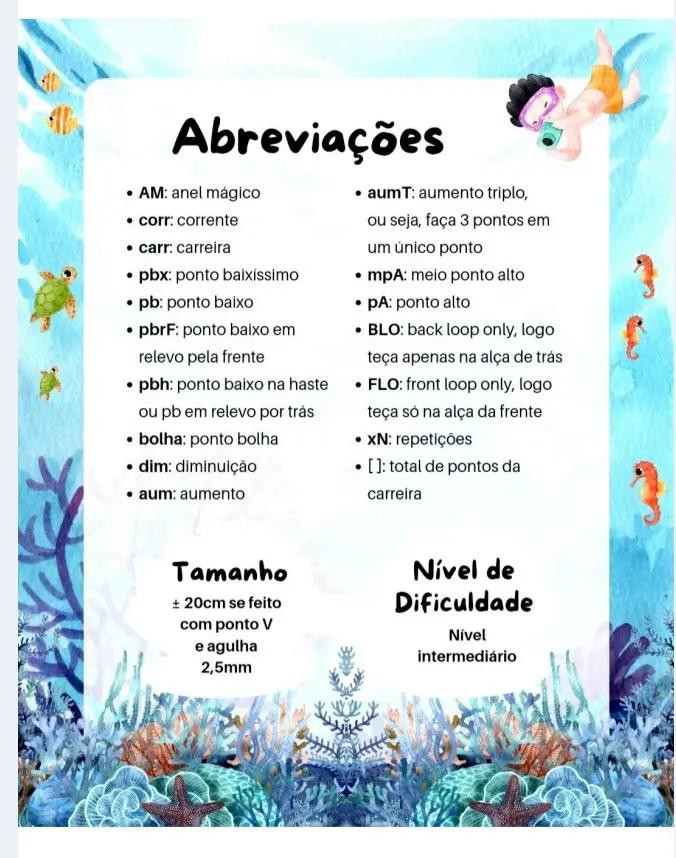 Receita Gratuita de Amigurumi Gata Sereia: Búp bê mèo tiên cá móc len màu trắng và xanh dương