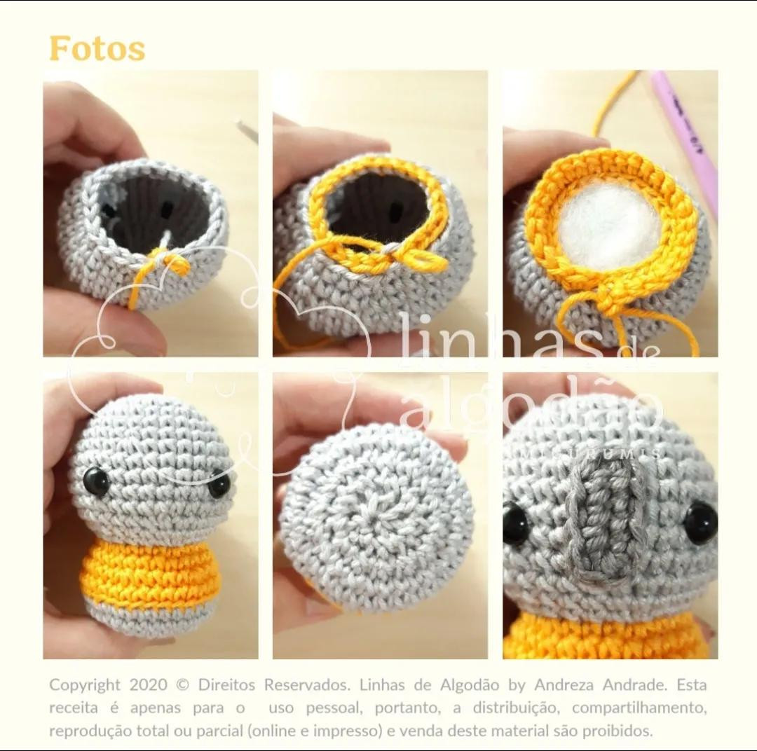 Receita Gratuita de Koala Amigurumi - Sidney, o Coala
