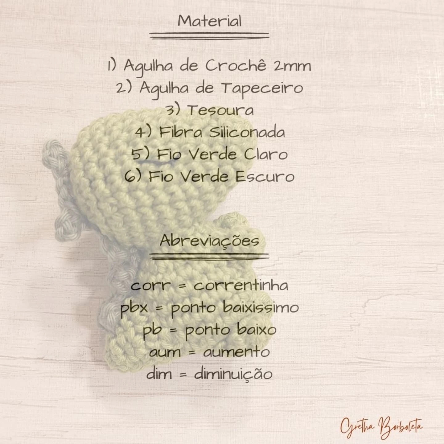 Receita Gratuita Dinossauro Amigurumi: Guia Completo Passo a Passo com Materiais e Abreviações