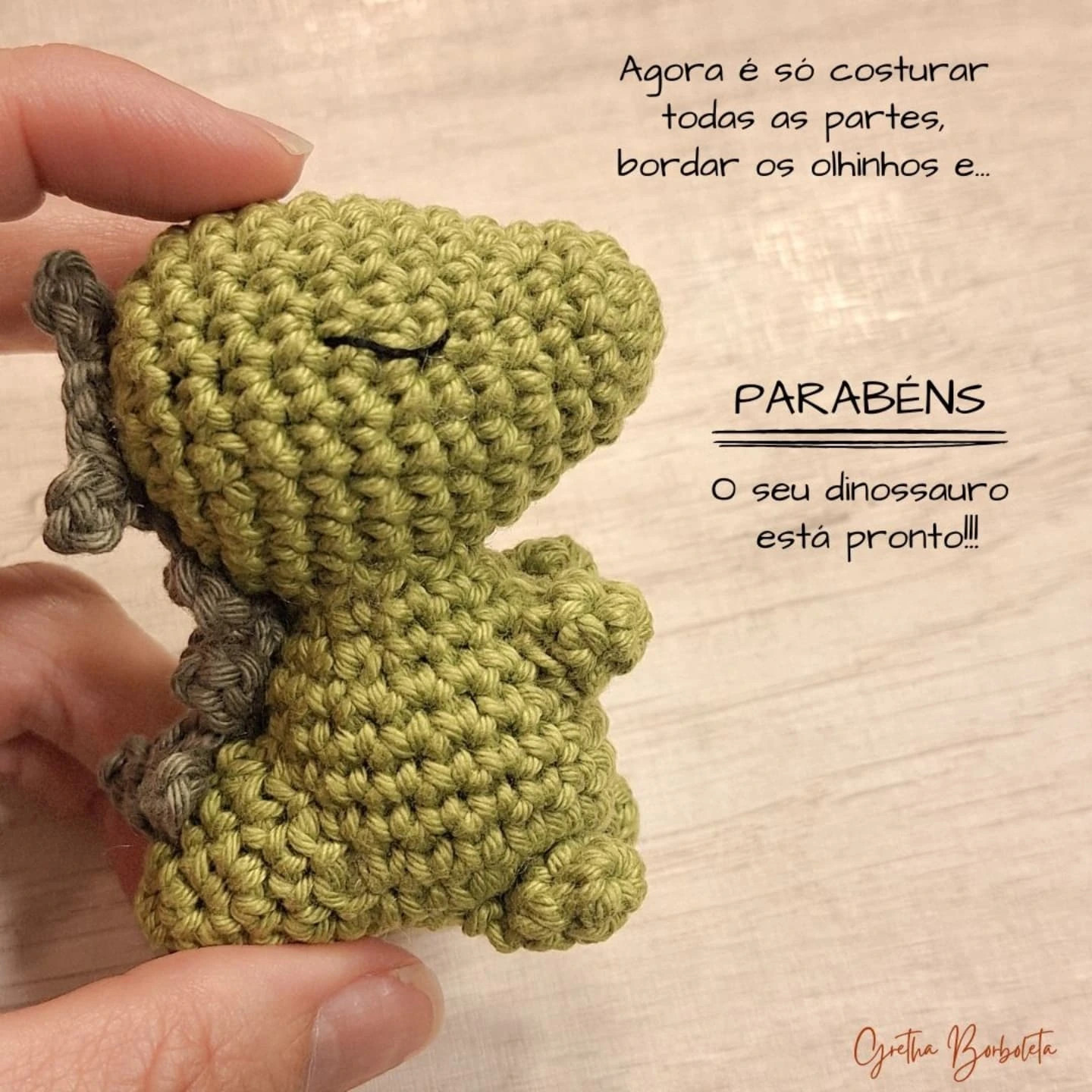 Receita Gratuita Dinossauro Amigurumi: Guia Completo Passo a Passo com Materiais e Abreviações
