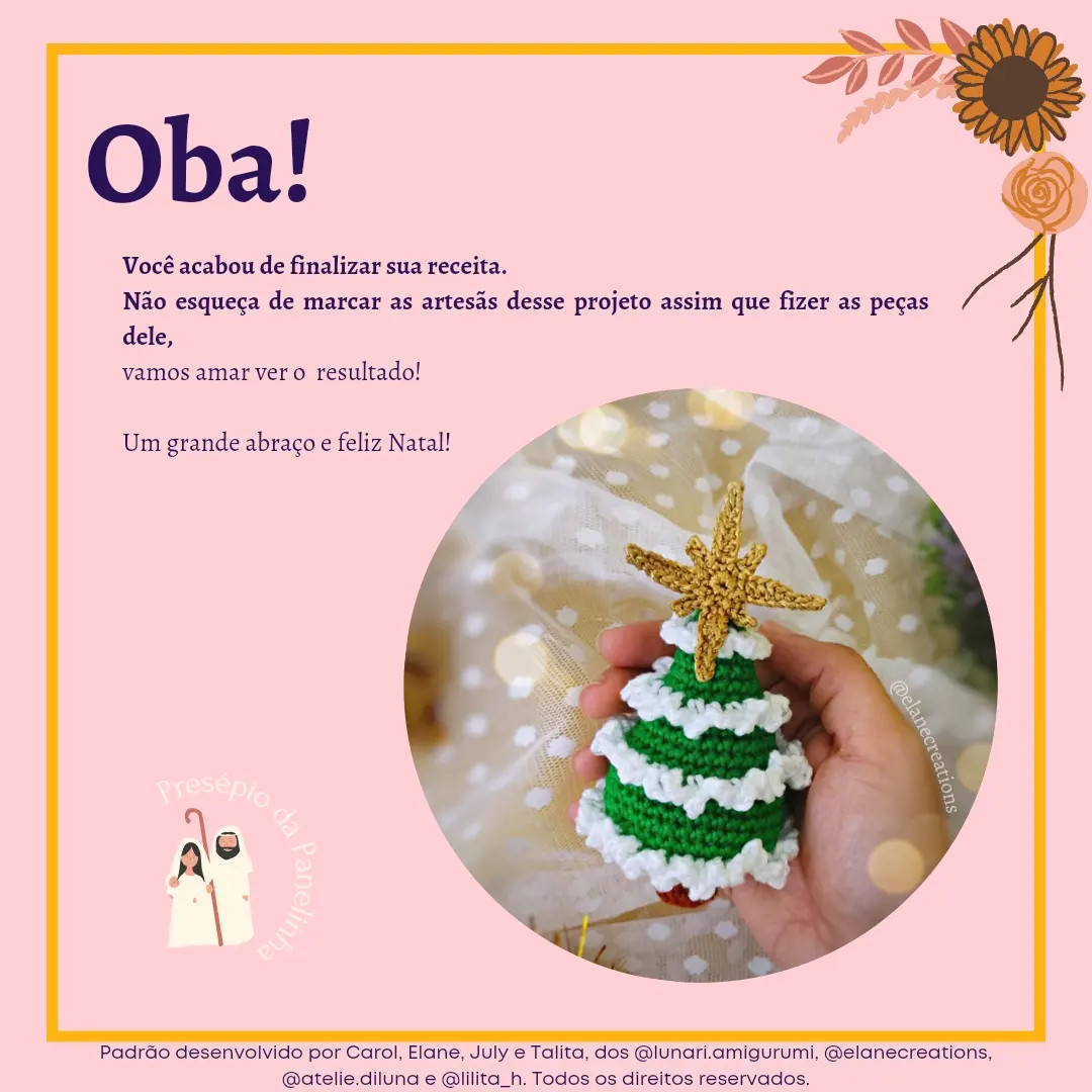 Receita Gratuita Estrela de Belém: Guia para Móc Len Decorativo Natalino com Fio Dourado