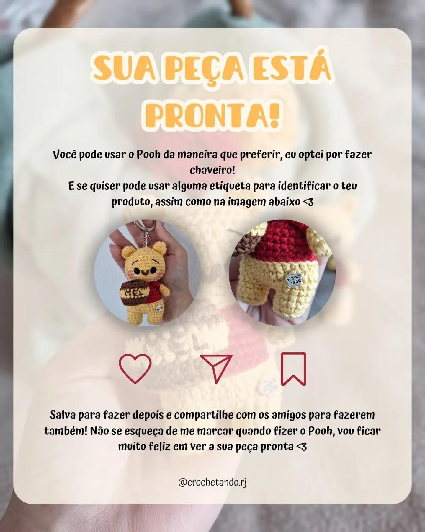 Receita Gratuita Ursinho Pooh Amigurumi - Guia Completo de Materiais e Pontos