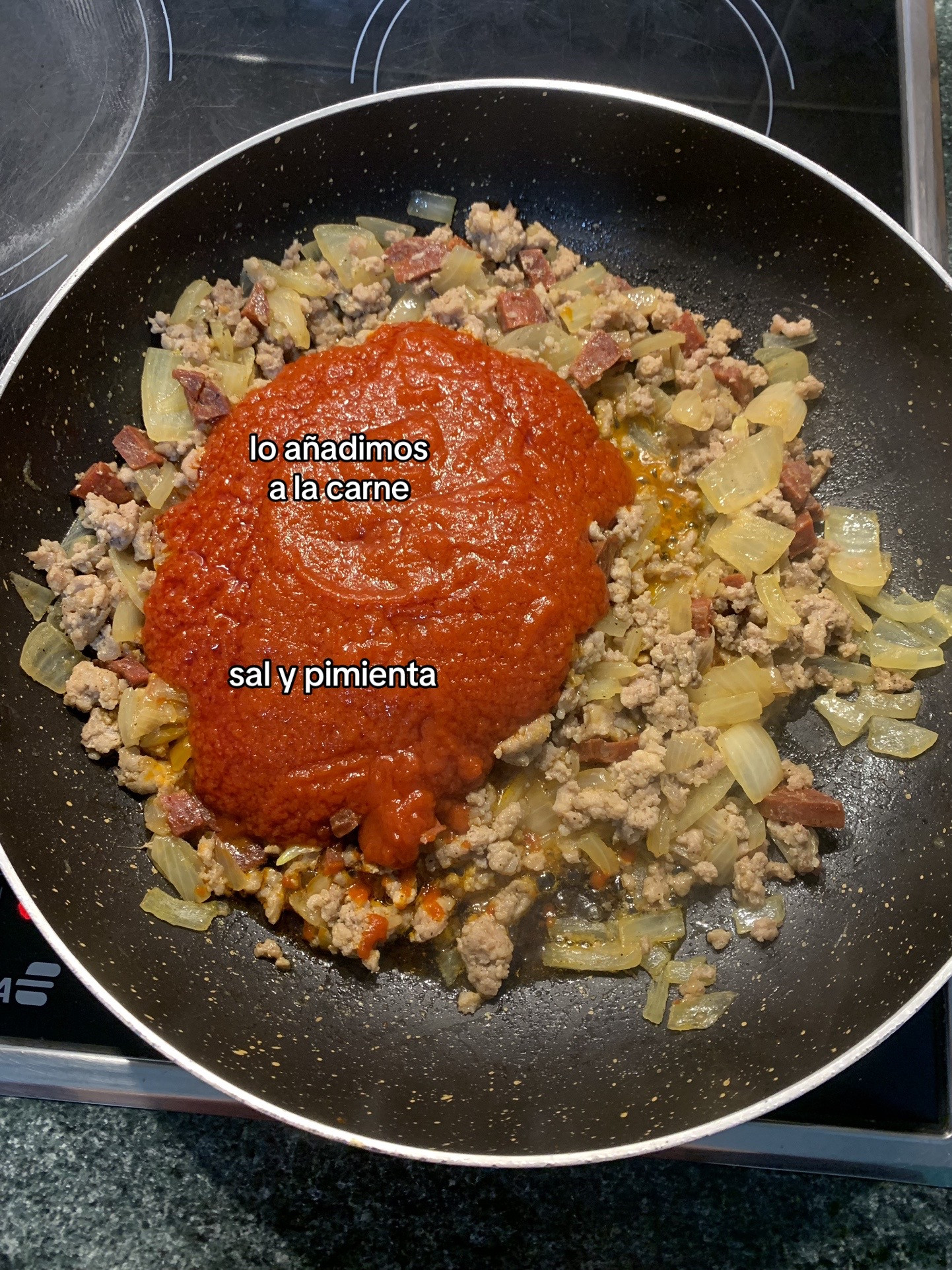 Receta de espirales con tomate y chorizo