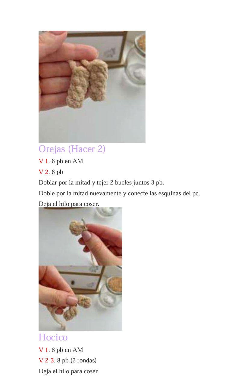 Reno de Peluche Navidad Patron Gratis Amigurumi PDF