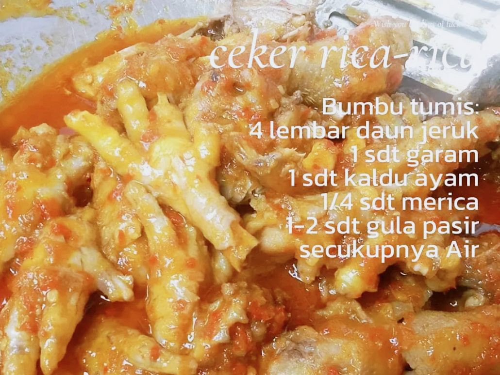 Resep Aneka Ceker: Mercon, Sup Makaroni, Rica-Rica & Balado