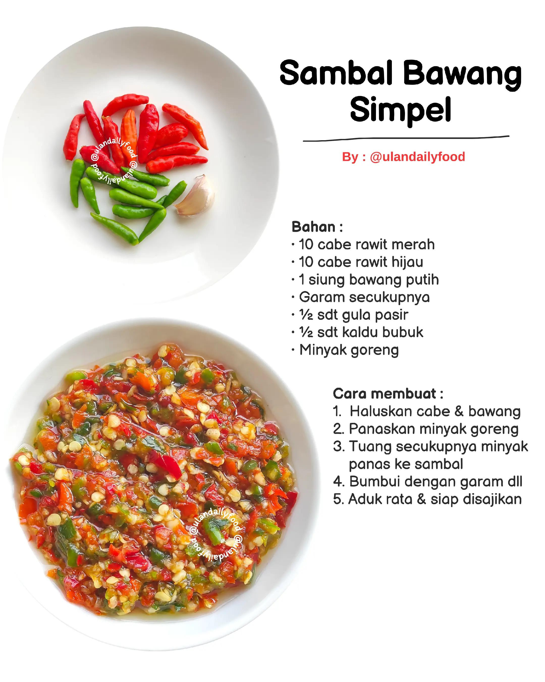 Resep Ayam Panggang Rempah dan Sambal Bawang Simpel