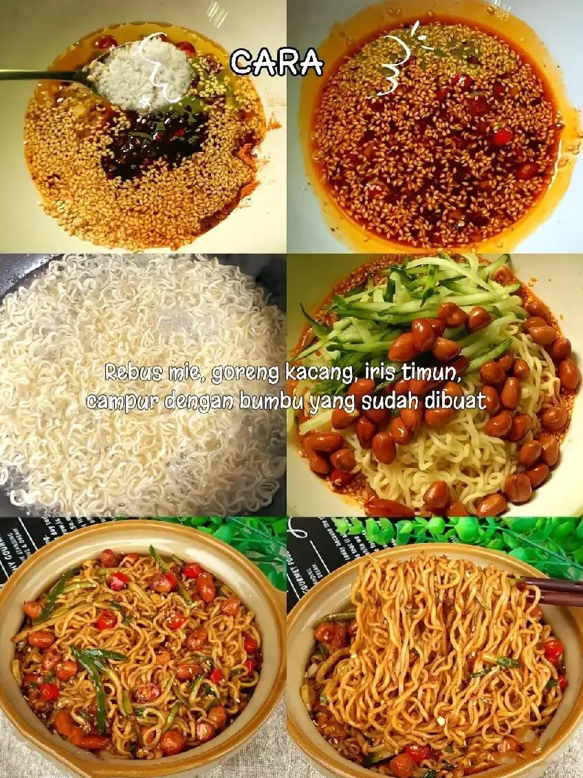 Resep Bakmi Goreng Kacang: Mì xào giòn với lạc rang, ớt tươi và gia vị đậm đà