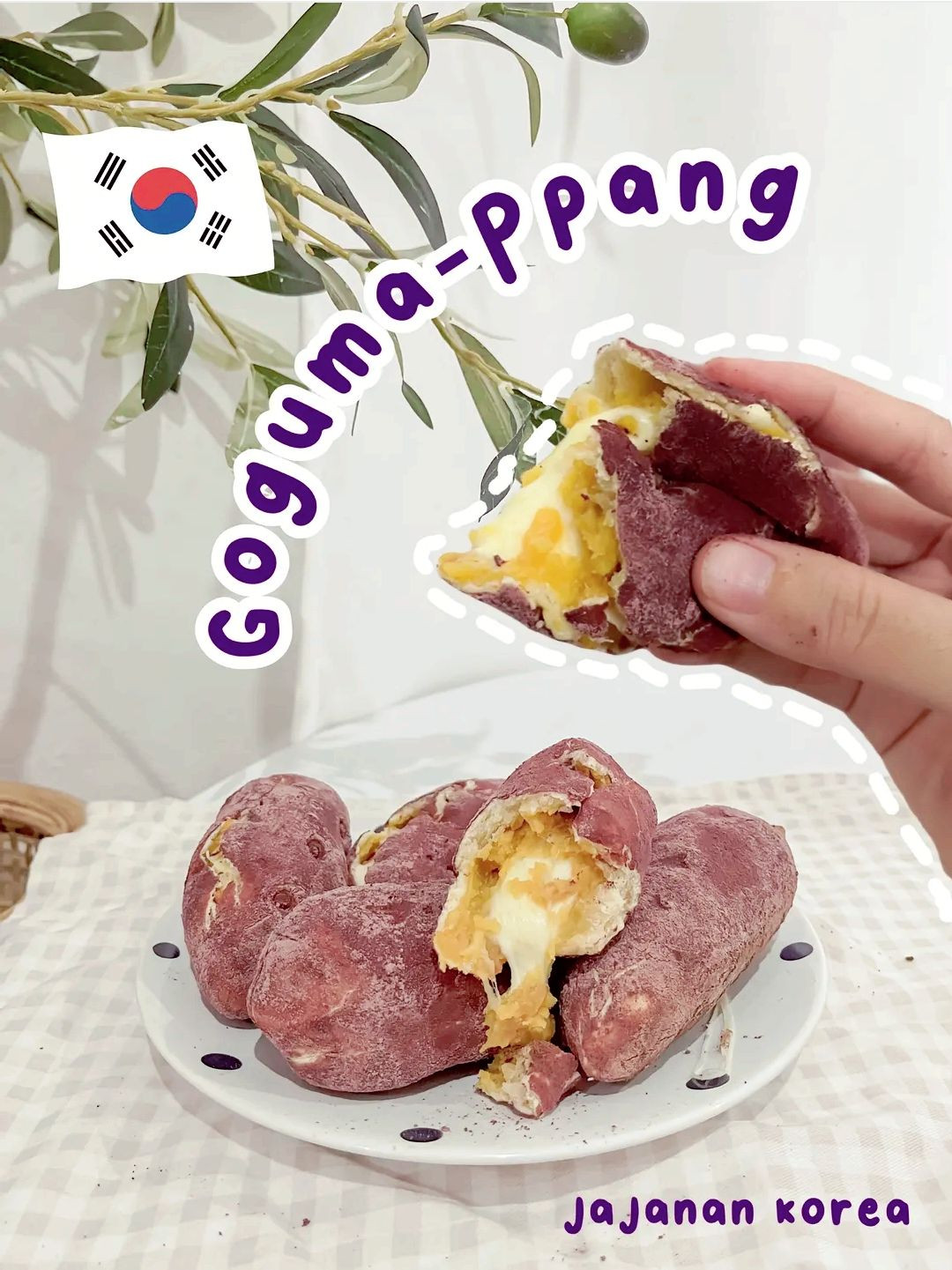 Resep Cara Membuat Goguma-ppang: Roti Ubi Tiram Korea Giòn Ngoài Mềm Trong