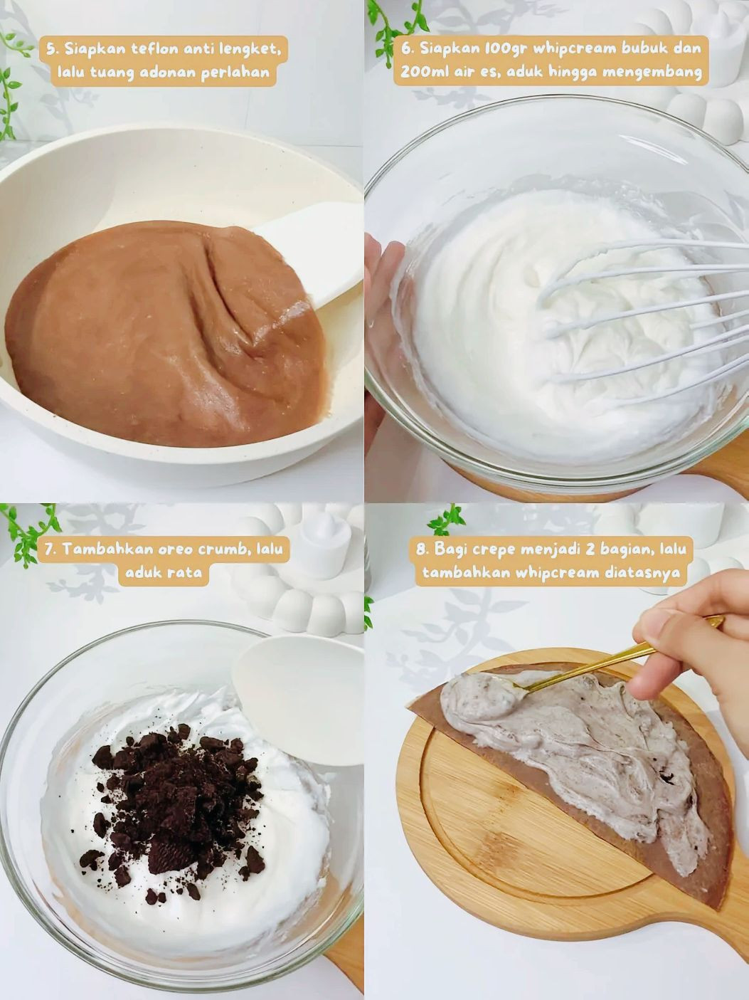 Resep Chocolate Towel Cake Viral: Bánh Cuộn Socola Kem Oreo Ngọt Ngào