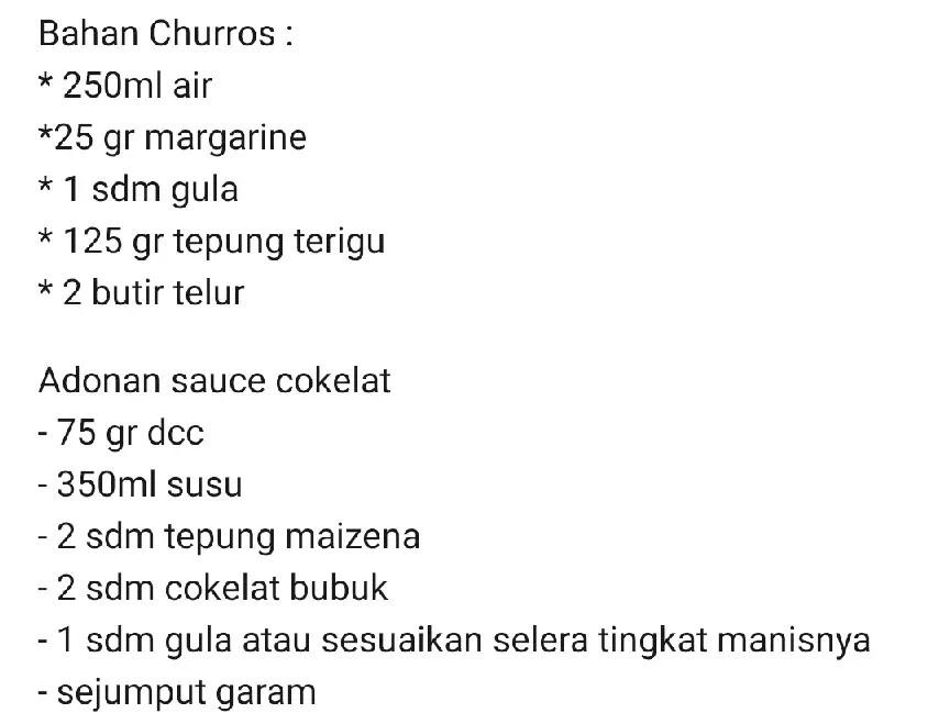 Resep Churros Renyah Anti Gagal dengan Saus Cokelat, Tanpa Oven