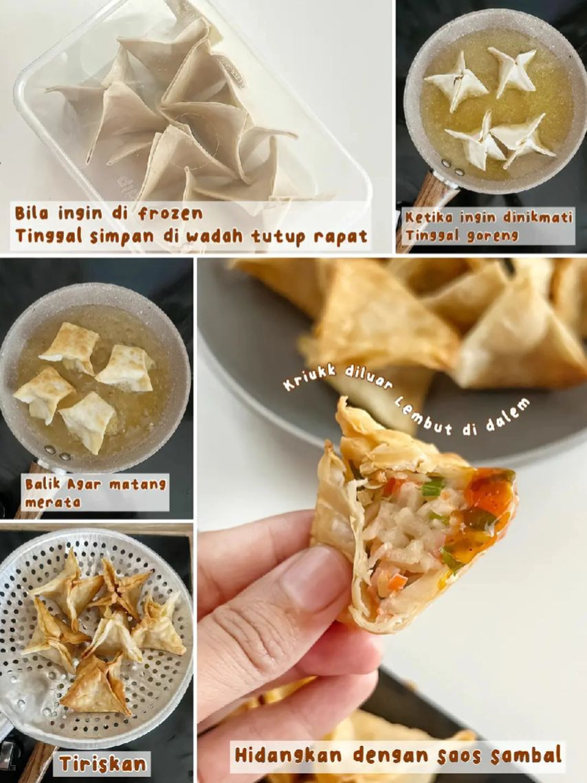 Resep Crab Rangoon Frozen Food: Cara Mudah dan Ekonomis Membuat Camilan Renyah