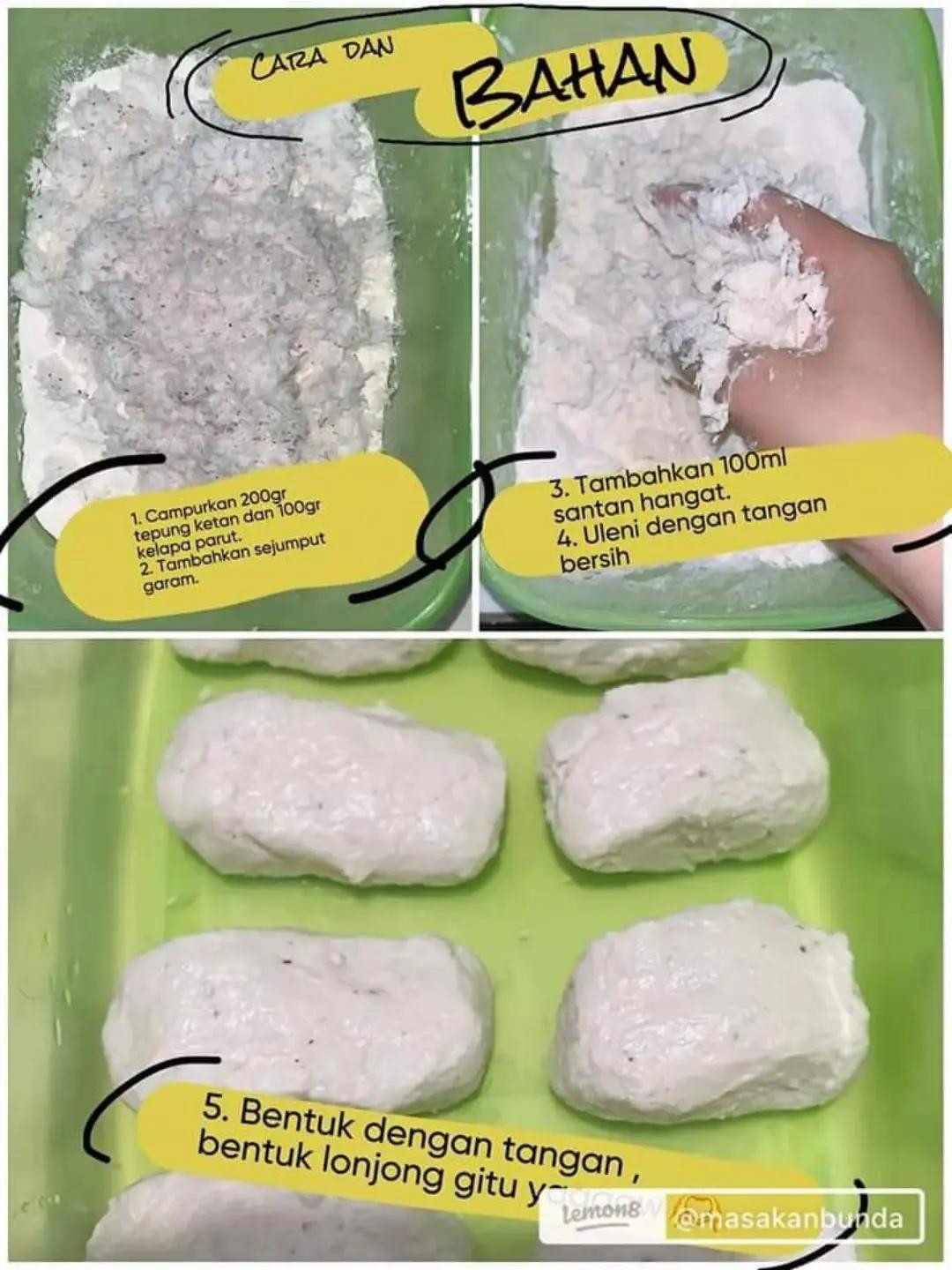 Resep Gemblong Gula Merah: Camilan Tradisional Indonesia