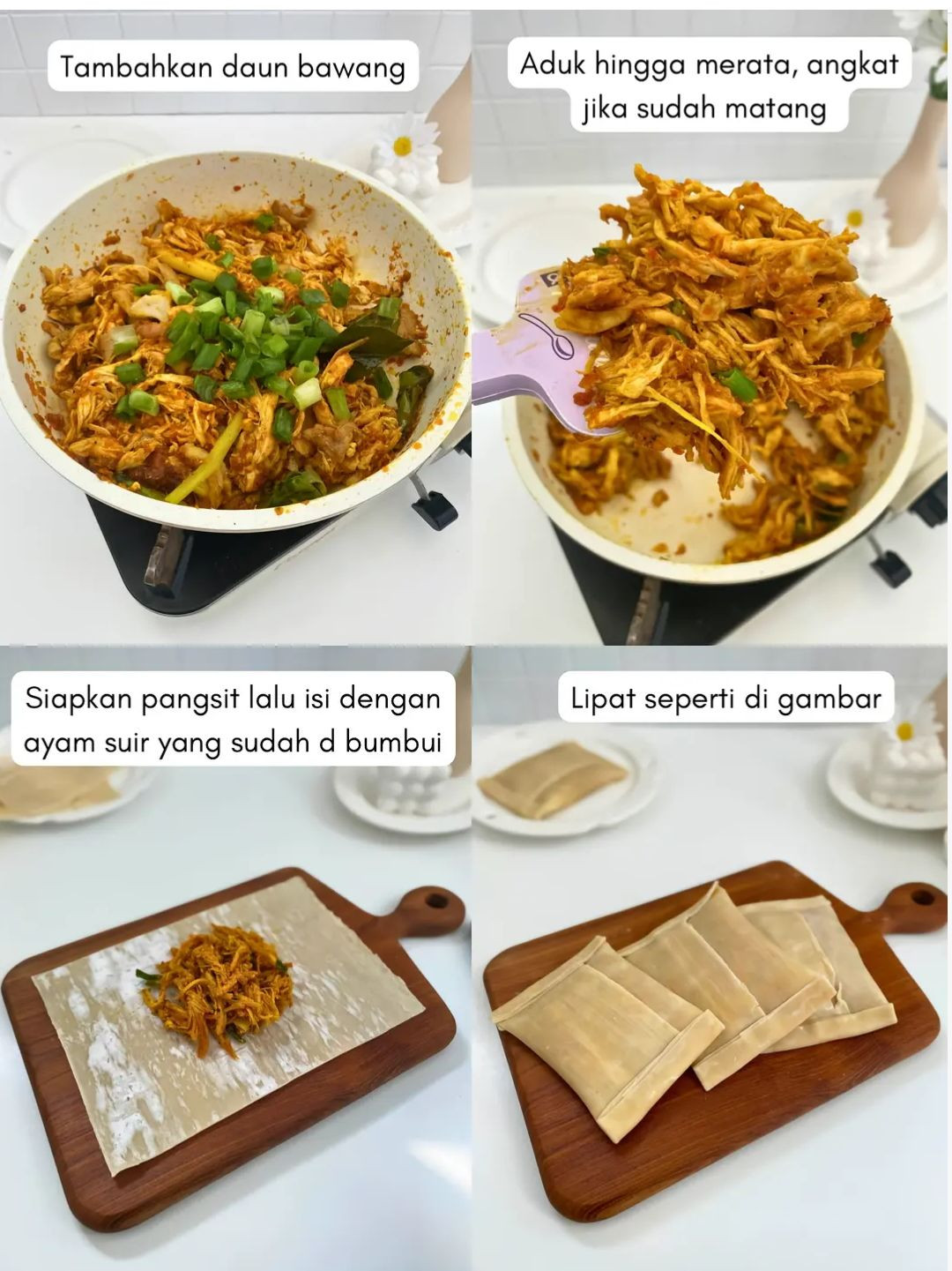 Resep Hot Pangsit Ayam Suir Pedas - Ide Jualan Modal Low Budget