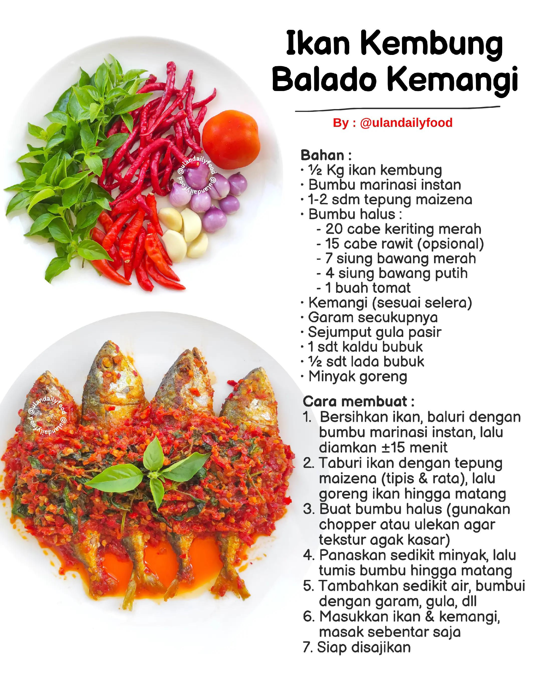 Resep Ikan Kembung Balado Kemangi: Cá ngừ sốt ớt cay với rau húng thơm ngon, món chính hấp dẫn cho bữa cơm gia đình