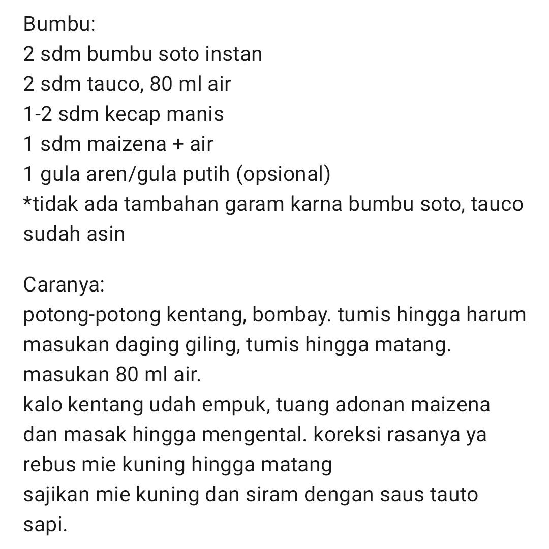 Resep Jajjangmyeon Lokal: Mie Sốt Táo Đen Với Bumbu Taucó, Daging Cincang, Khoai Tây & Hành