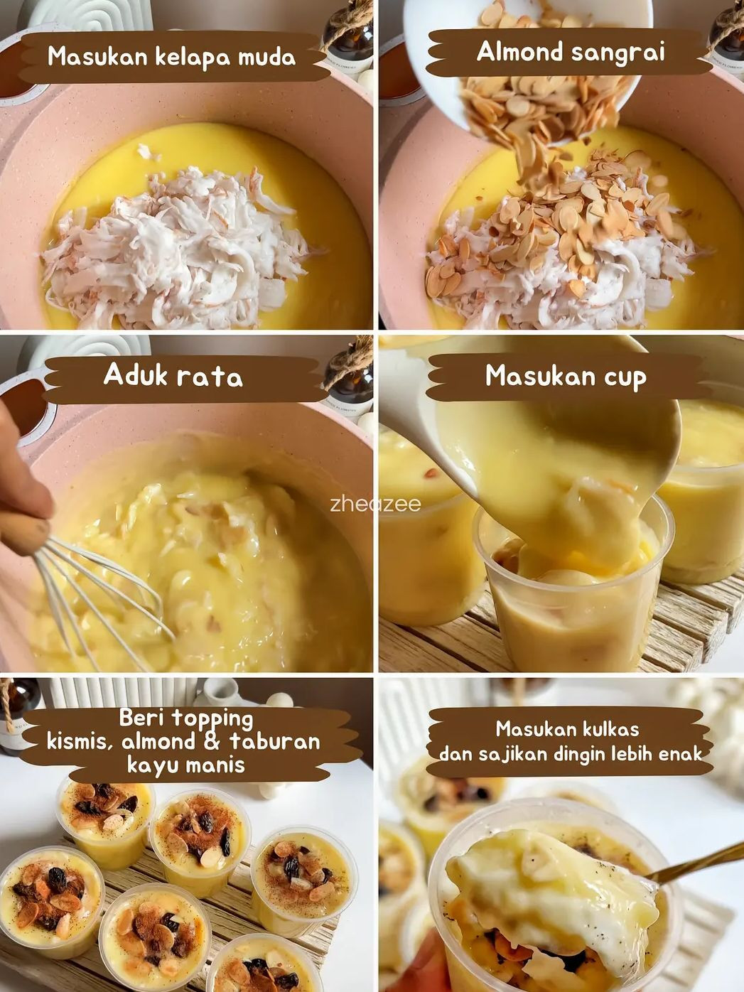 Resep Klappertart No Bake: Dessert Creamy Manis với Almond và Kismis