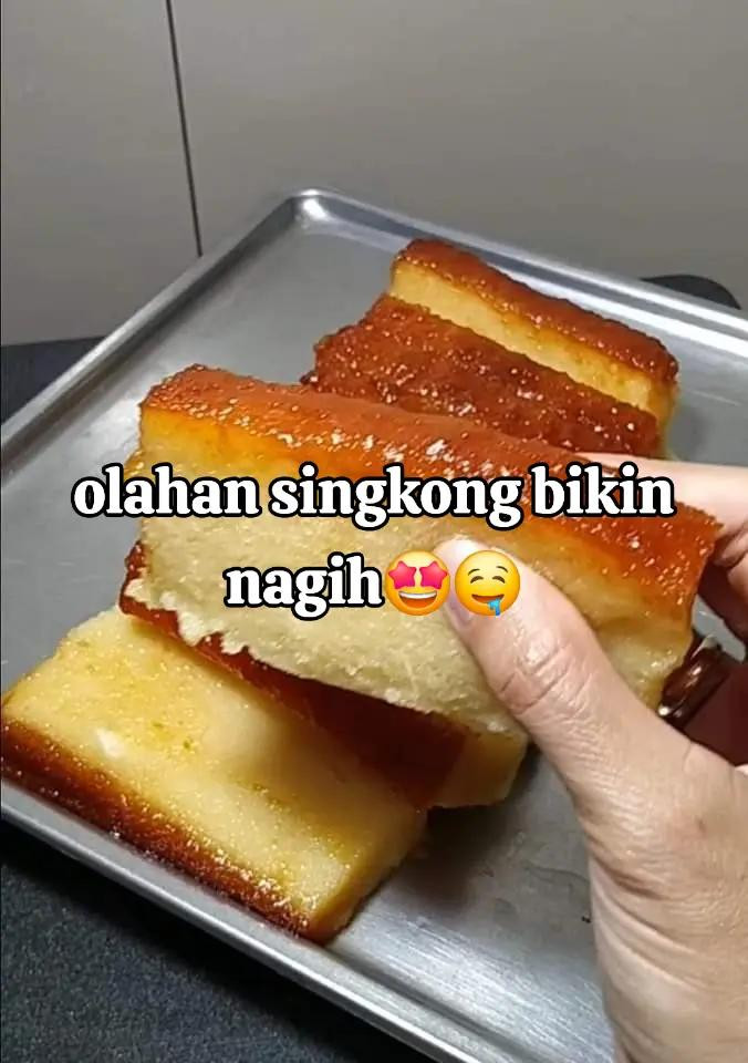 Resep Kue Singkong Kukus Lapis Karamel Renyah - Olahan Singkong Bikin Nagih