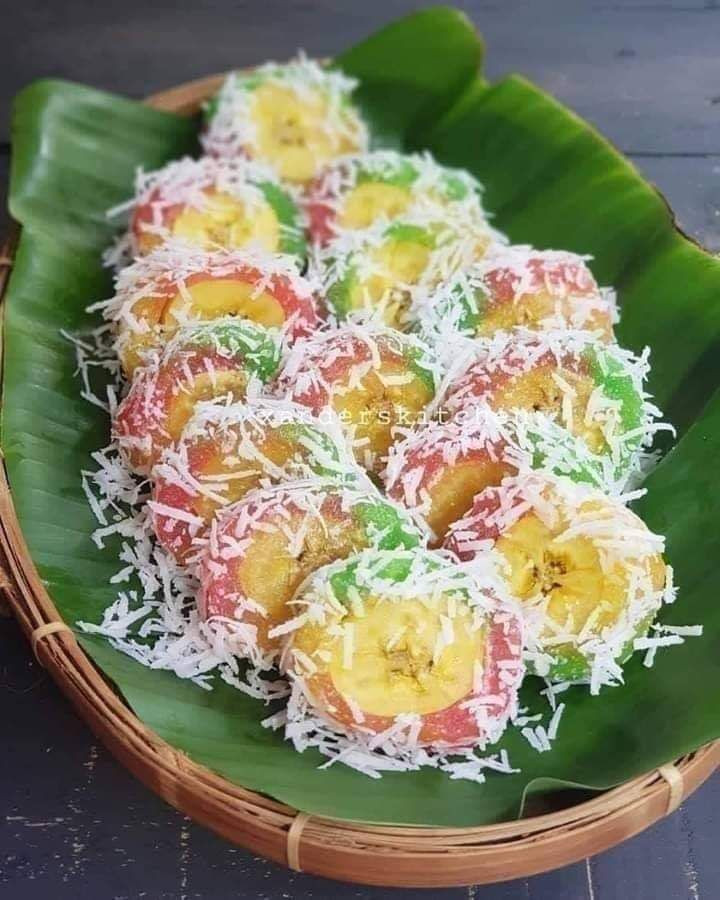 Resep Kue Tradisional Indonesia: Kue Lumpang Gula Merah, Lupis Ketan dan Klepon Ubi Orange