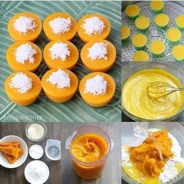 Resep Kue Tradisional Indonesia: Kue Lumpang Gula Merah, Lupis Ketan dan Klepon Ubi Orange