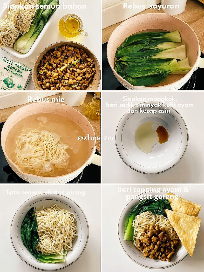 Resep Mie Ayam Jamur: Bumbu Halus, Dada Ayam, dan Jamur Kancing