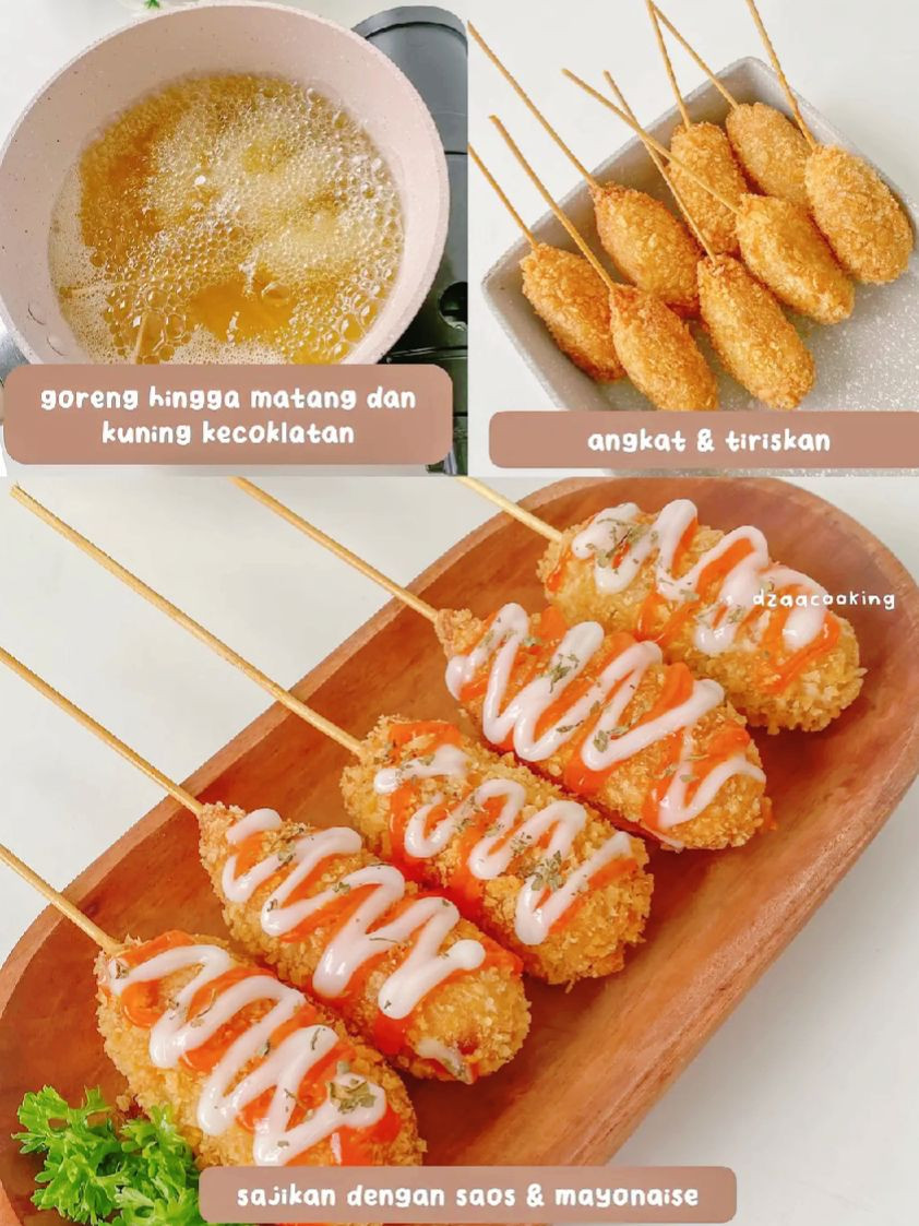Resep Mini Corndog: Ide Cemilan Favorit Anak-anak dengan Sosis Mini dan Breadcrumb