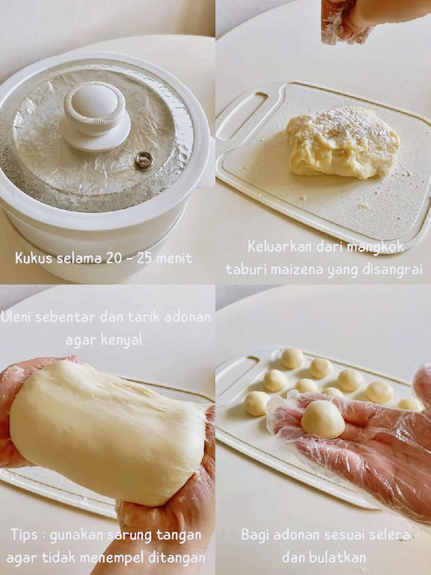 Resep Mochi Bites: Hướng dẫn chi tiết làm bánh mochi matcha và chocolate với sốt phô mai