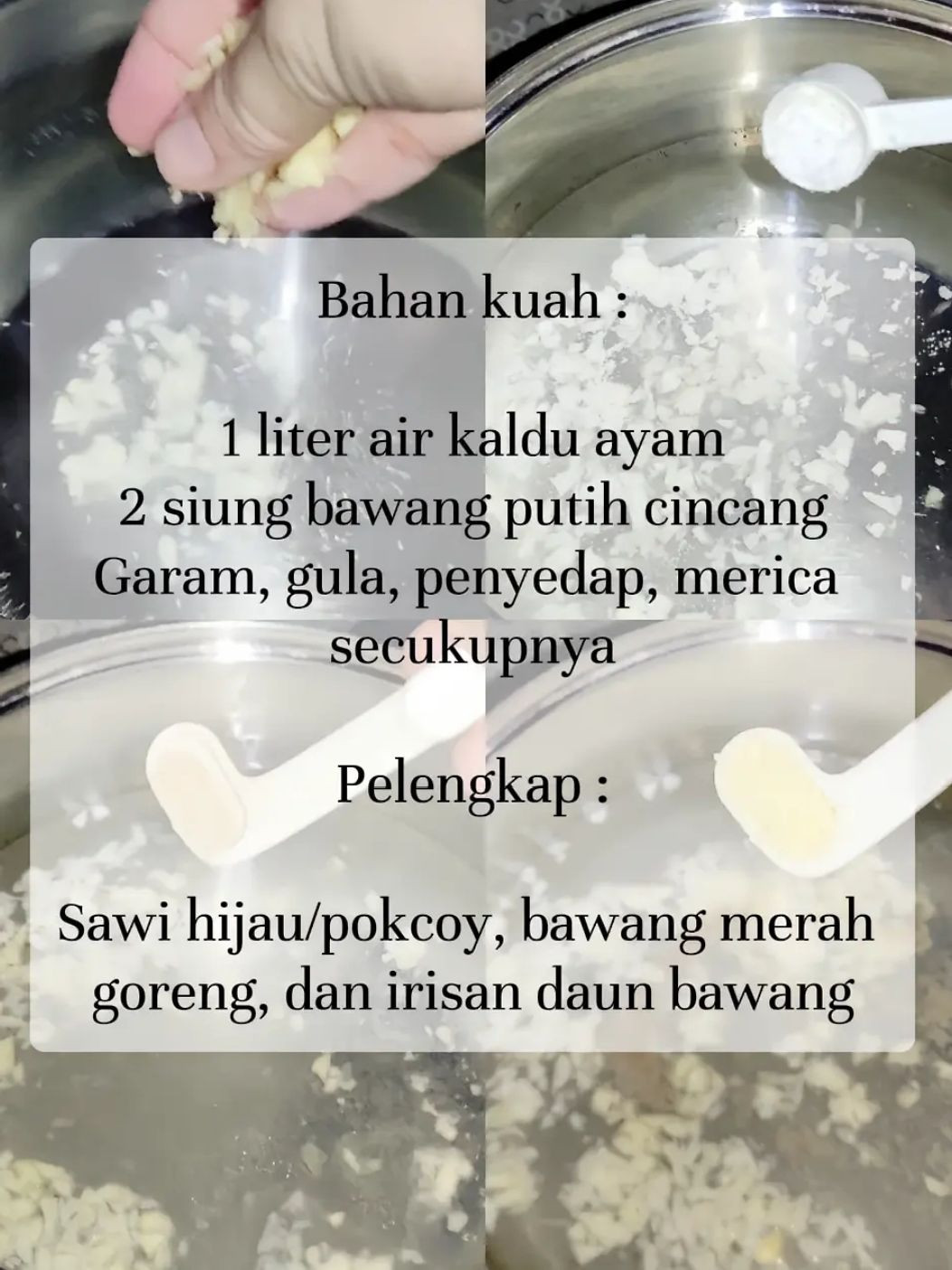 Resep Pangsit Kuah Tintin Rayner: Bumbu Daging Ayam Udang, Kulit Pangsit dan Sayur