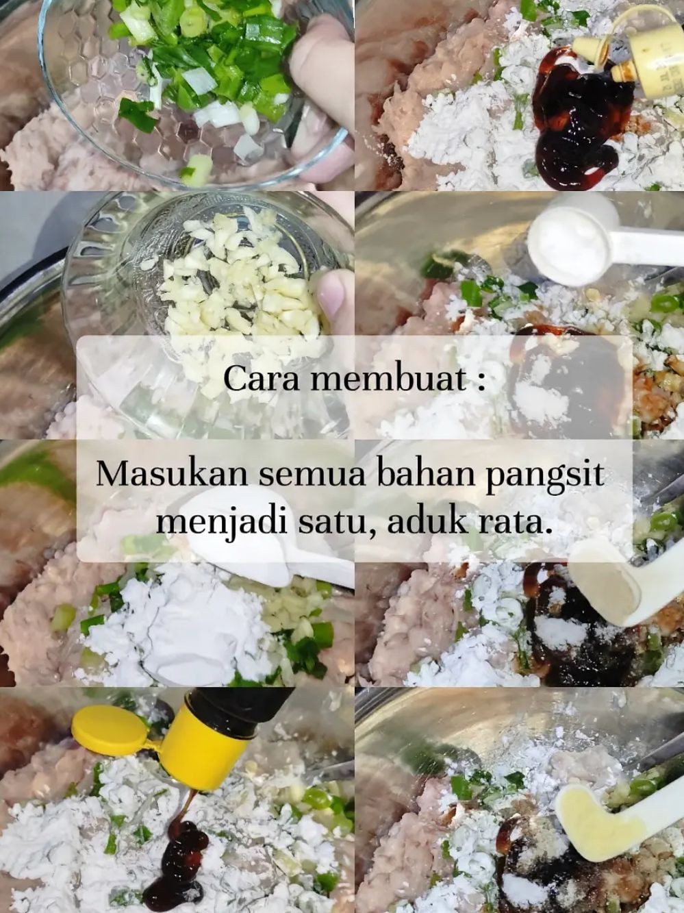 Resep Pangsit Kuah Tintin Rayner: Bumbu Daging Ayam Udang, Kulit Pangsit dan Sayur