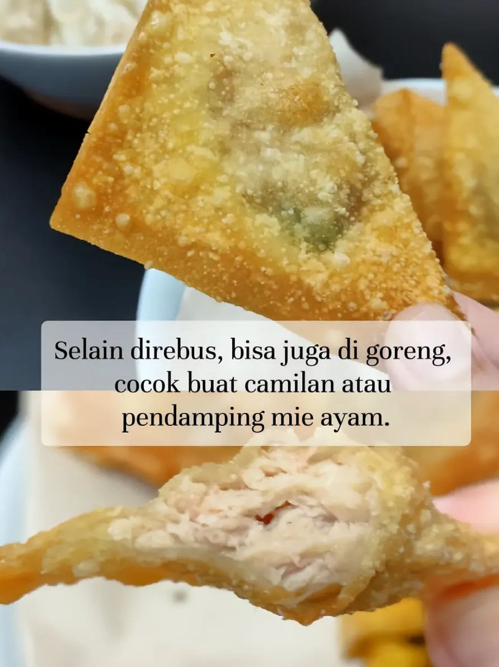 Resep Pangsit Kuah Tintin Rayner: Bumbu Daging Ayam Udang, Kulit Pangsit dan Sayur