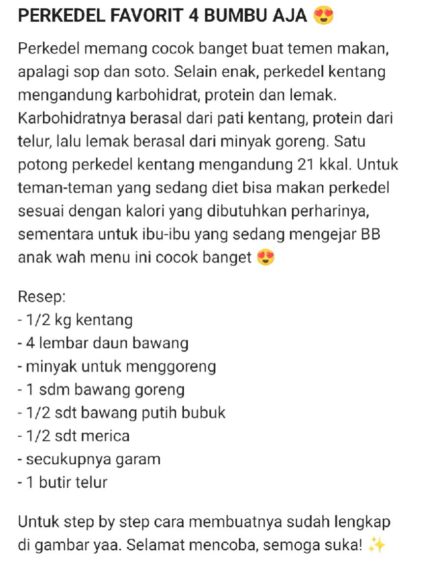 Resep Perkedel Kentang Sederhana: Camar Daging, Bawang Goreng dan Telur