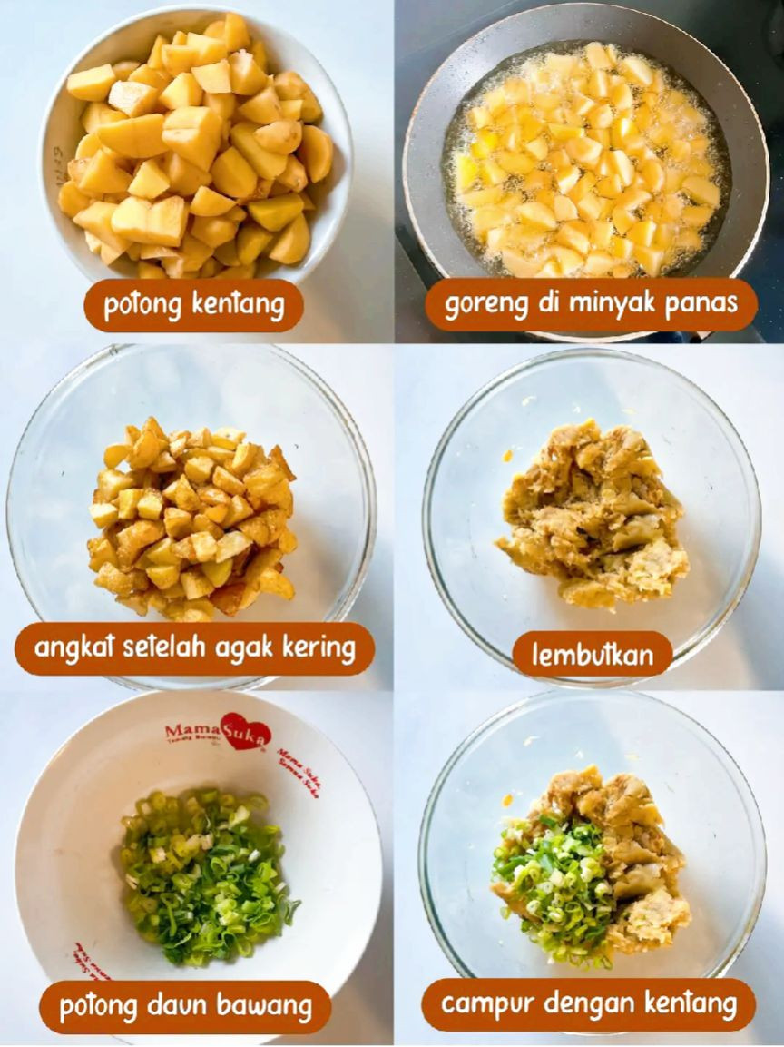 Resep Perkedel Kentang Sederhana: Camar Daging, Bawang Goreng dan Telur