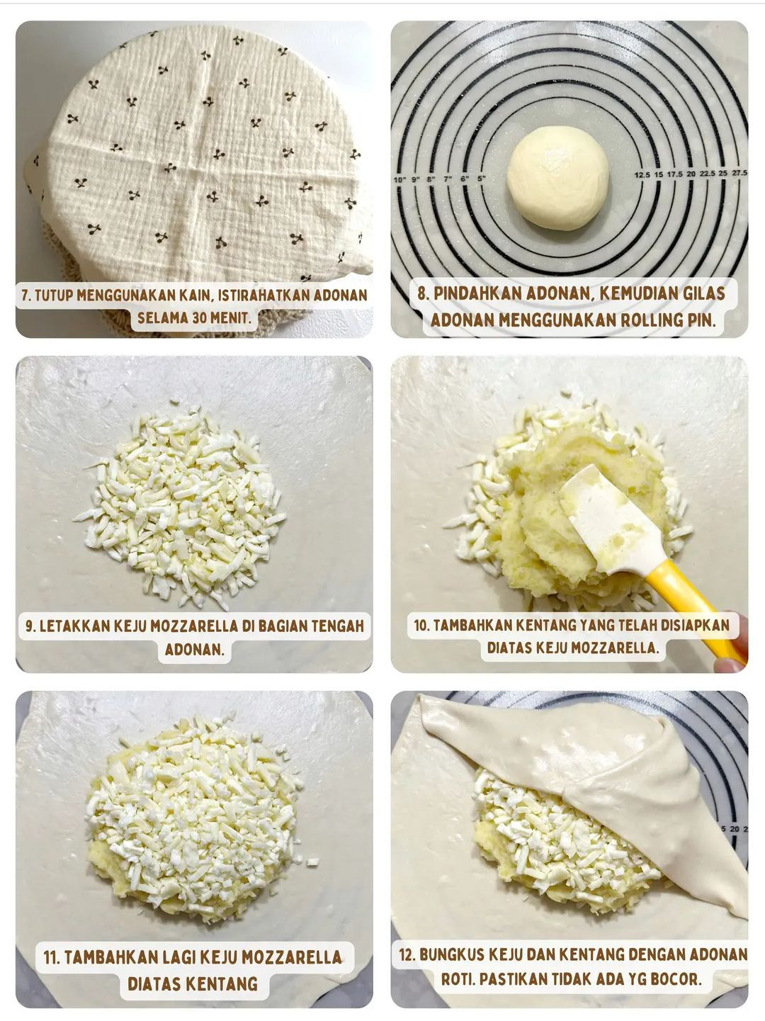 Resep Potato Cheese Bread: Roti Nướng Giòn Rụm, Nhân Khoai Tây Bơ và Phô Mai Tan Chảy