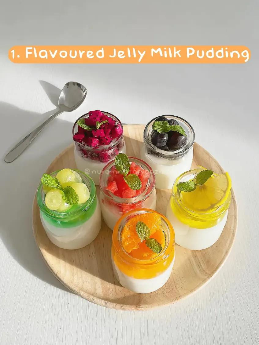 Resep Pudding Jelly Buah: Flavour Jelly Milk & Mango Jelly, Modal Rendah untuk Ide Jualan