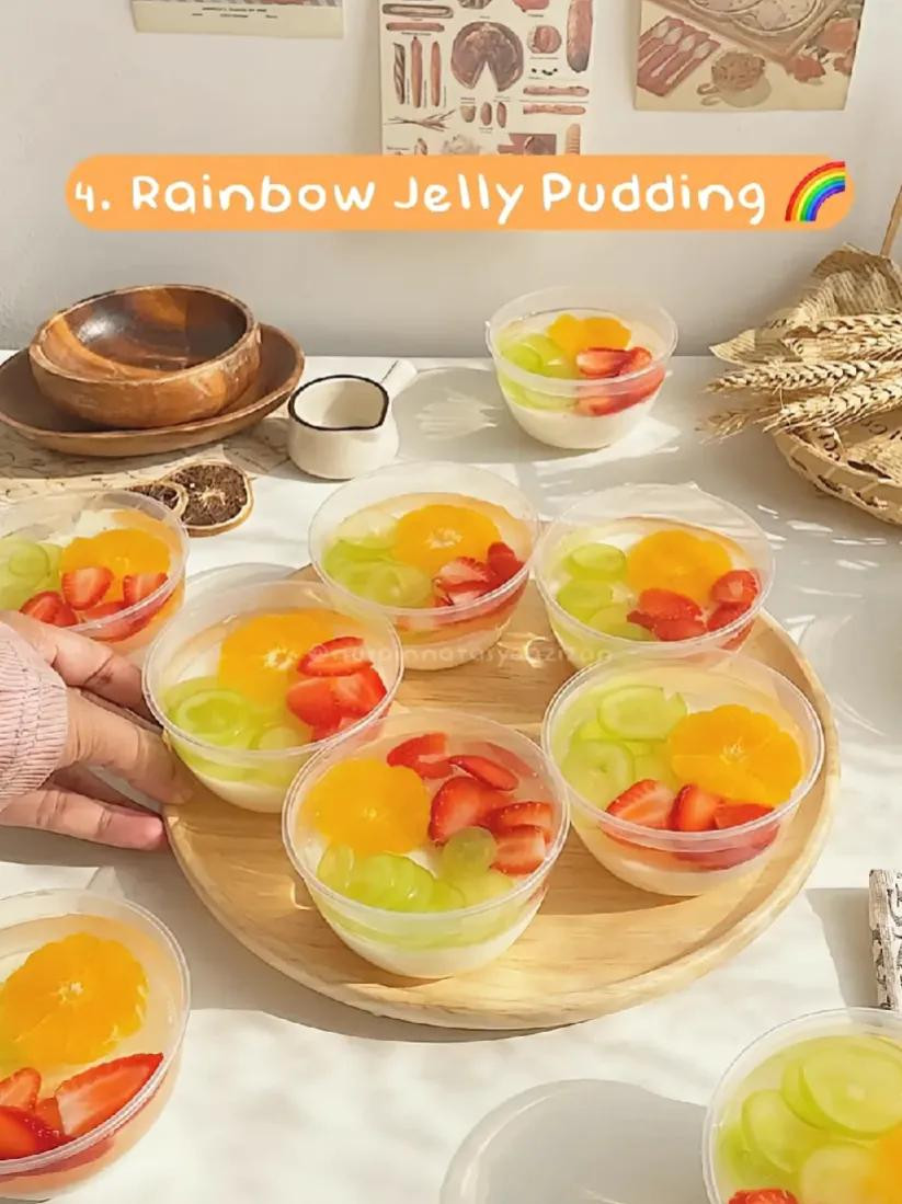 Resep Pudding Jelly Buah: Flavour Jelly Milk & Mango Jelly, Modal Rendah untuk Ide Jualan