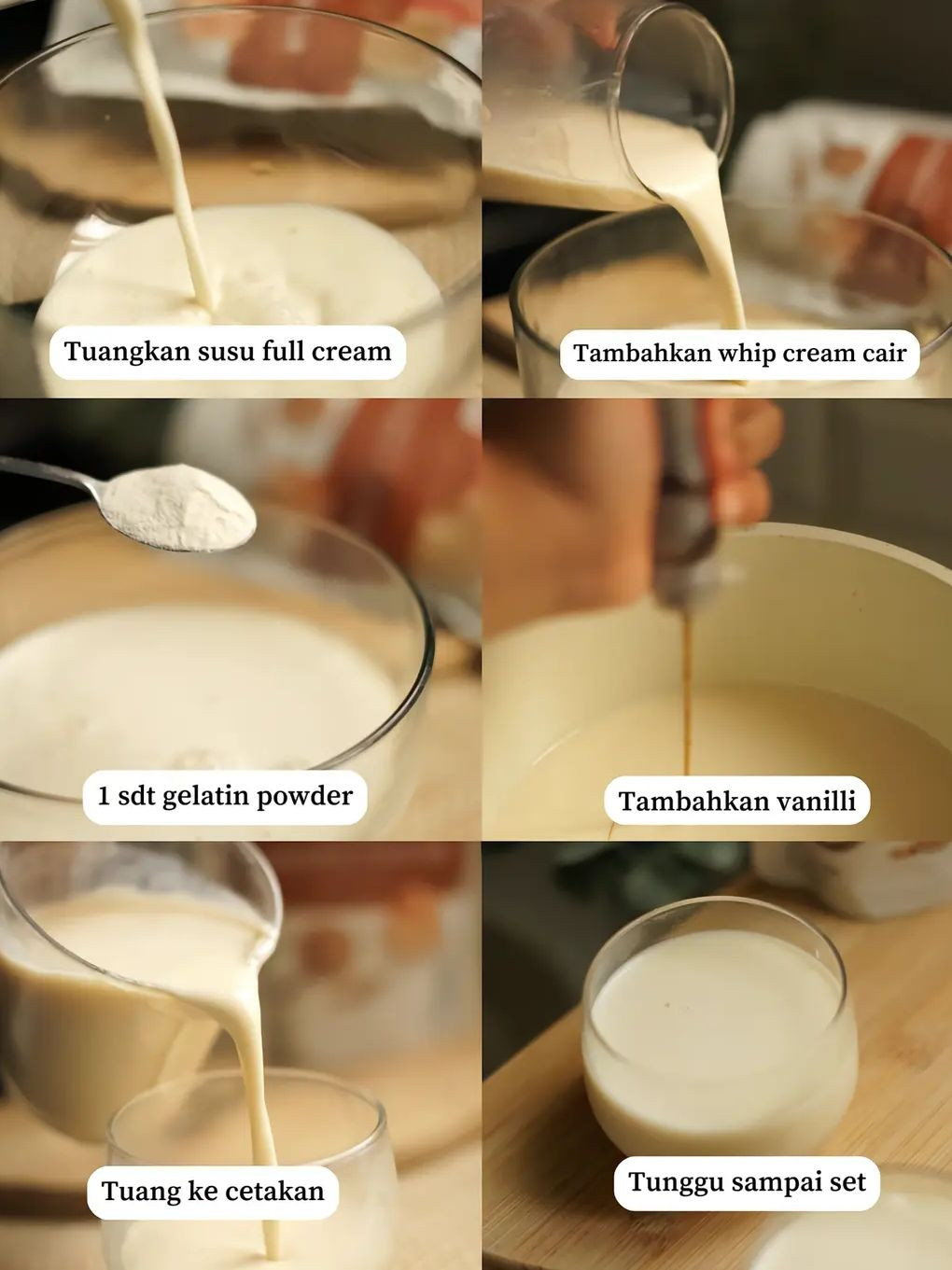 Resep Puding Susu Caramel ala Restoran dengan Topping Bubuk Kacang