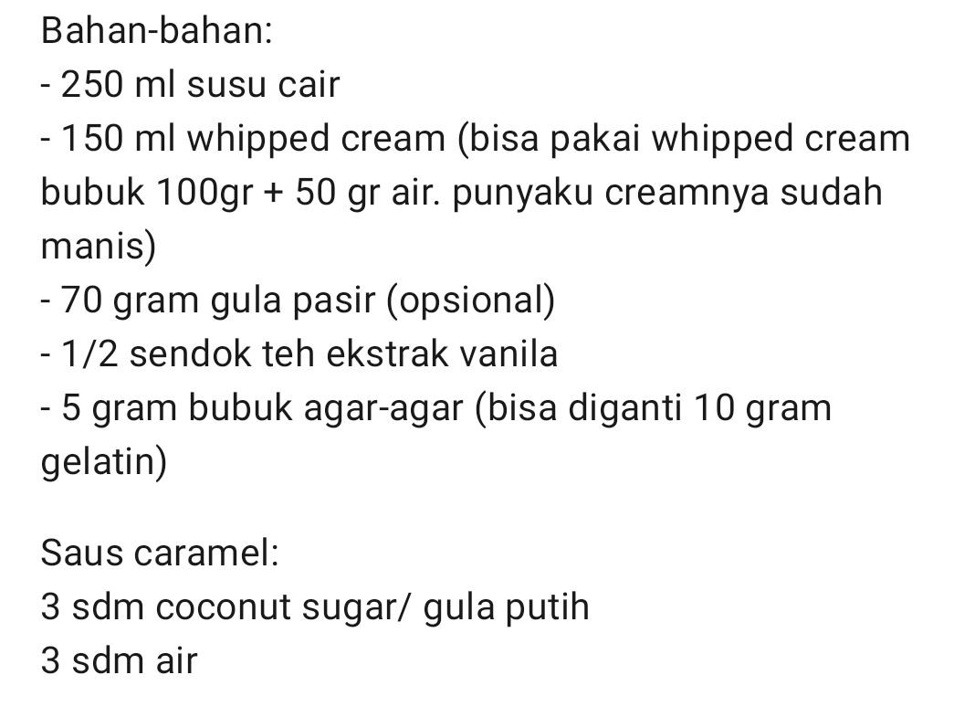 Resep Puding Susu Caramel ala Restoran dengan Topping Bubuk Kacang