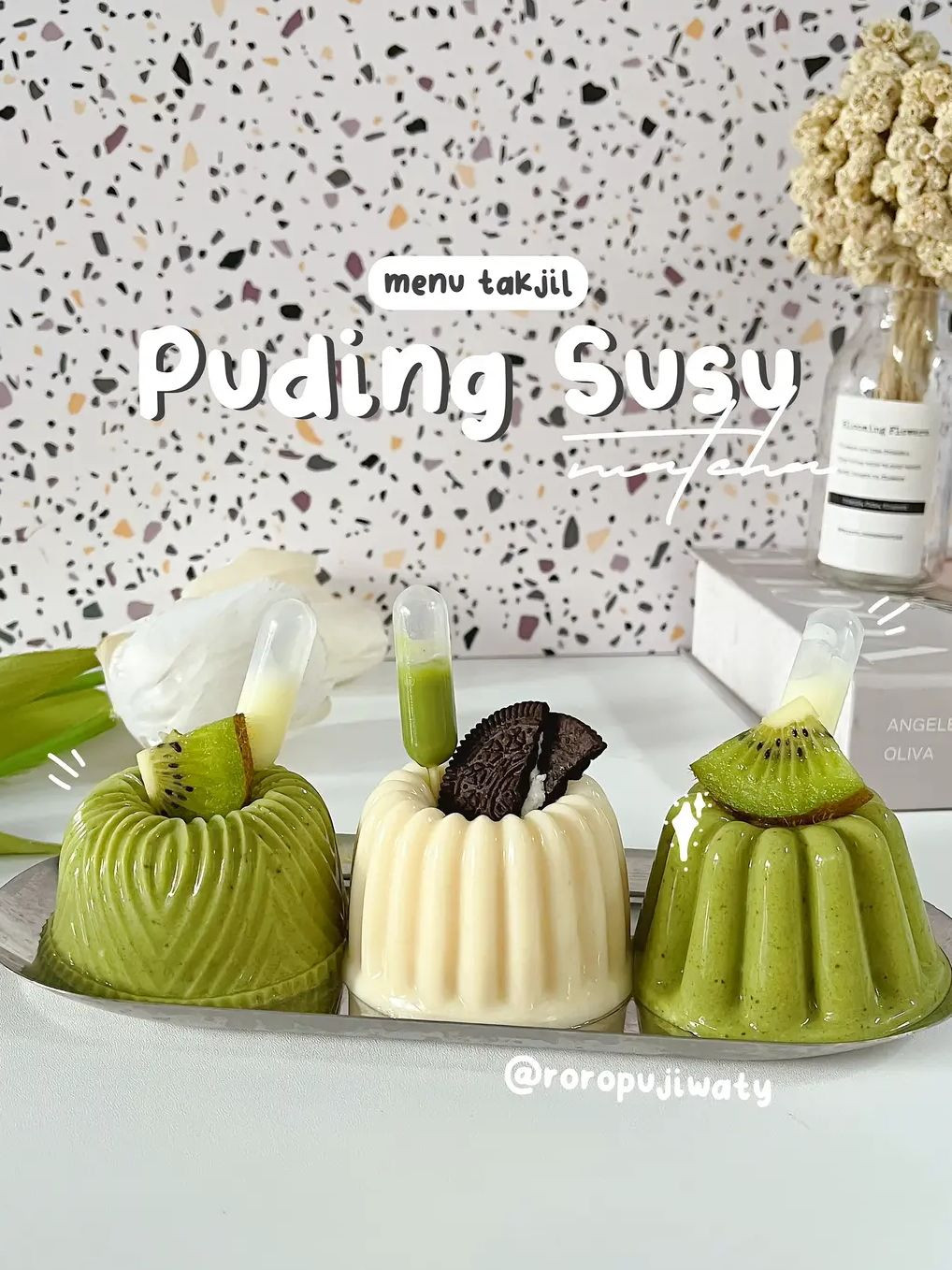 Resep Puding Susu Matcha Dẻo Mềm, Dễ Làm Cho Menu Takjil Buka Puasa