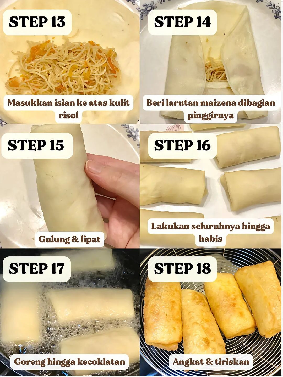 Resep Risol Bihun Kampung Renyah Anti Gagal