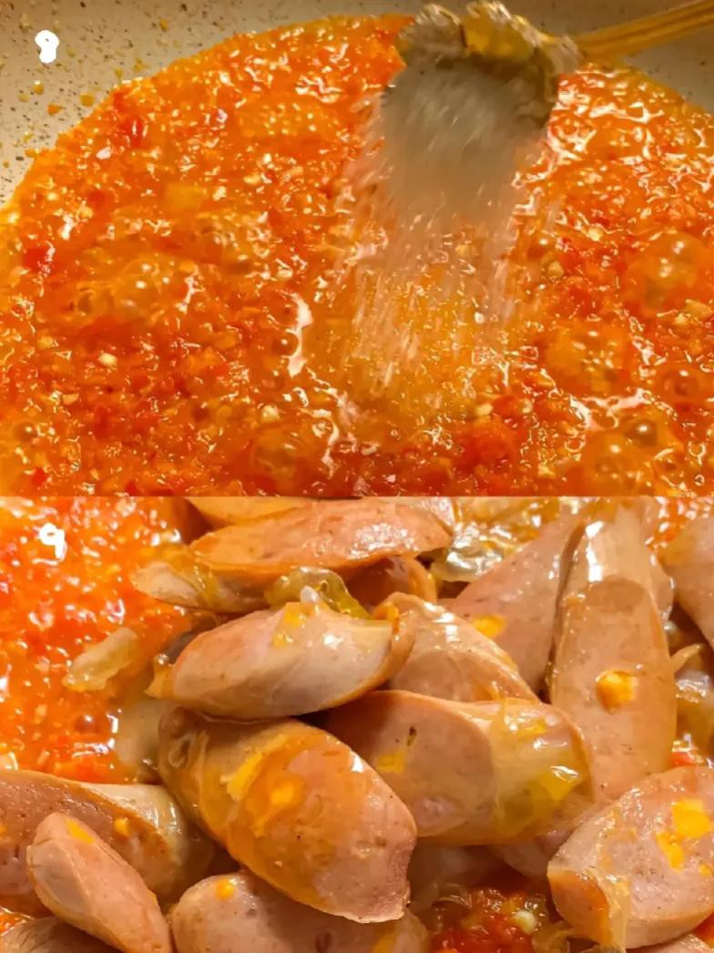 Resep Sosis Mercon: Ide Bekal Enak, Pedas dan Gampang Buatkan