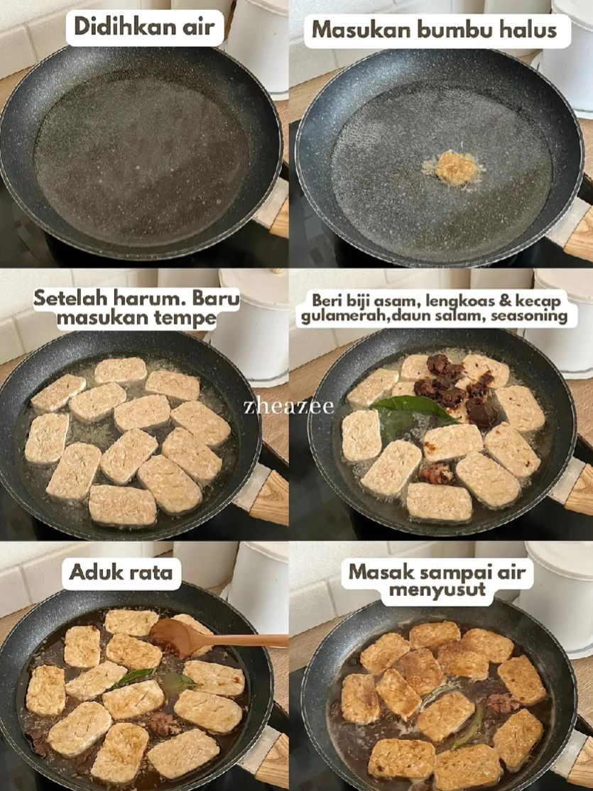 Resep Tempe Bacem: Cara Membuat Tempe Bacem Manis Asam Renyah dengan Bumbu Rempah Khas Jawa