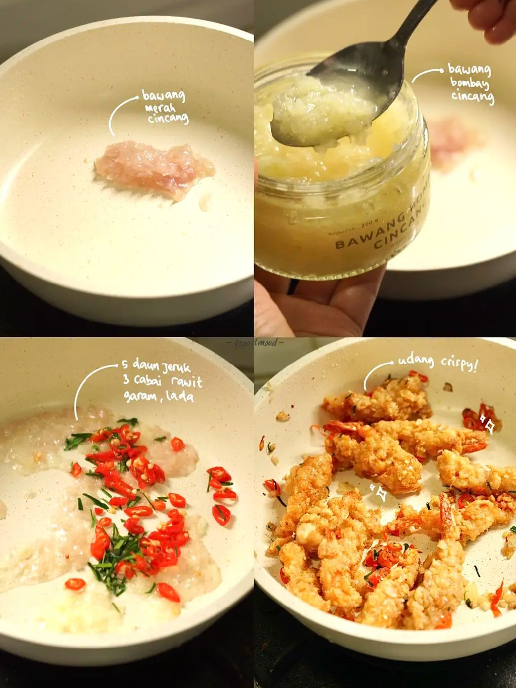 Resep Udang Crispy Daun Jeruk: Món tôm giòn thơm ngon ăn kèm cơm và rau củ